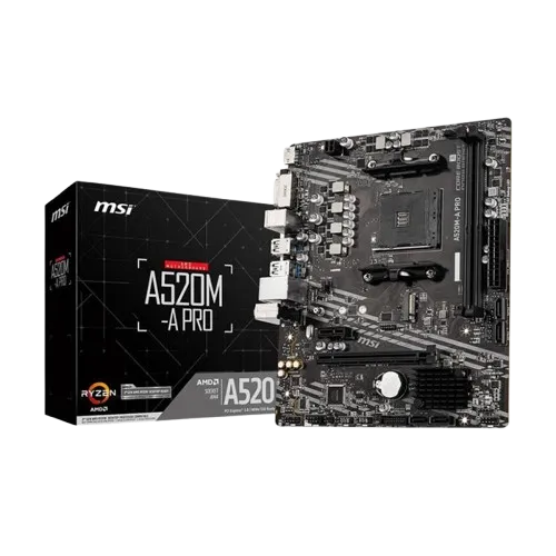 MAINBOARD (เมนบอร์ด)(AM4) MSI A520M-A-PRO