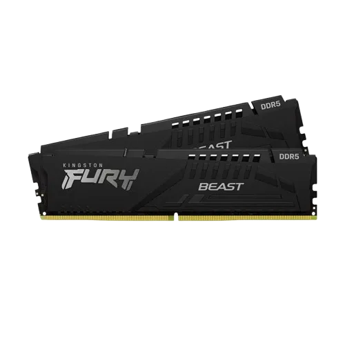 RAM (แรม) KINGSTON FURY BEAST 32GB (16×2) DDR5 5600MHz BLACK (KF556C40BBK2-32)